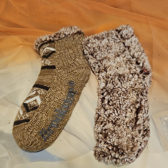 Brookstone Brown and Cream Socks - Picture 1 of 6